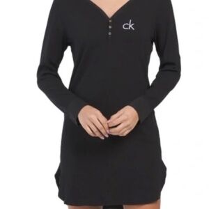 Calvin Klein sz. S Long Sleeve Night Gown Pajamas